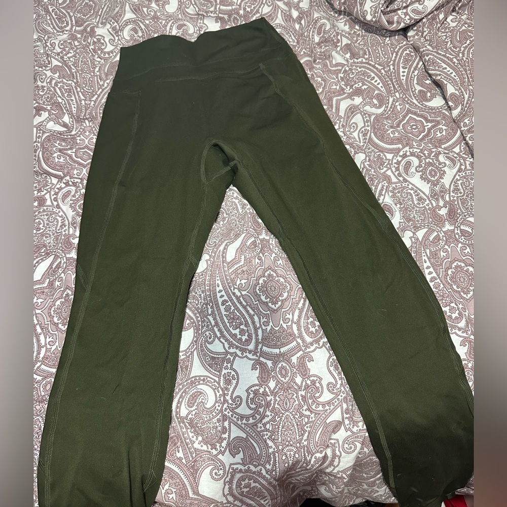 Alphalete Army Green Leggings